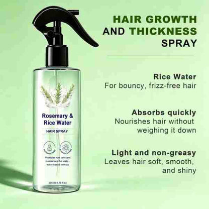 Rosemary & Rice Water Hair Spray (200 ml)