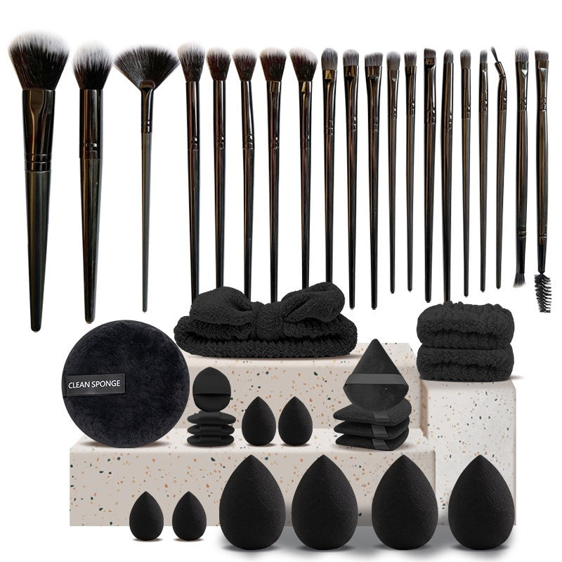 All-in-One Makeup Brush & Reusable Sponge Set