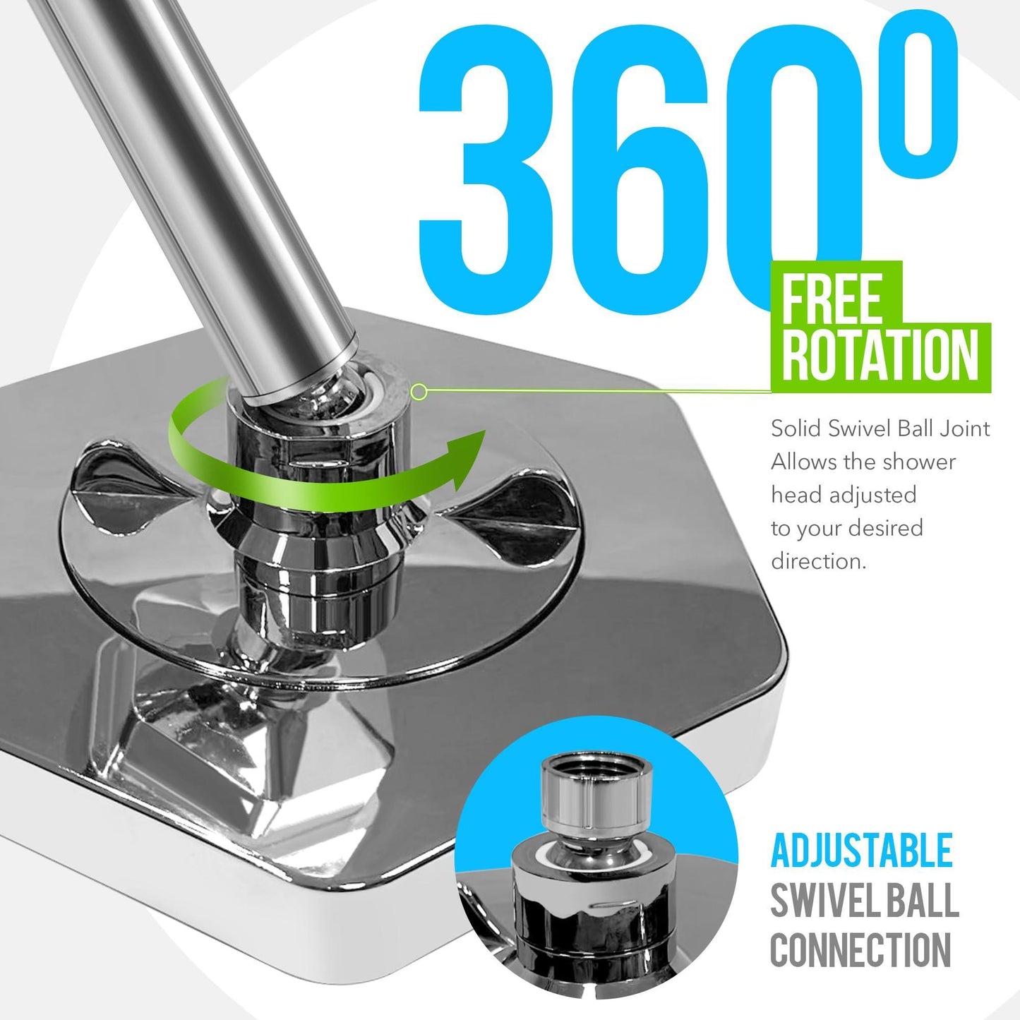 Luxury Filtered Shower Head Set   20 Stage Shower Filter for Hard