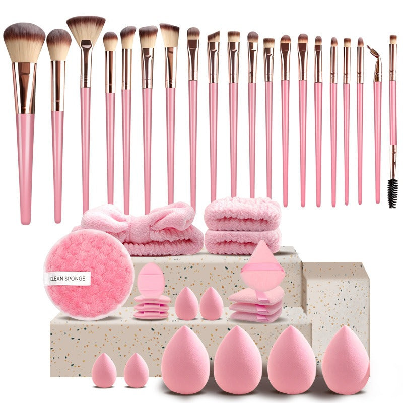 All-in-One Makeup Brush & Reusable Sponge Set