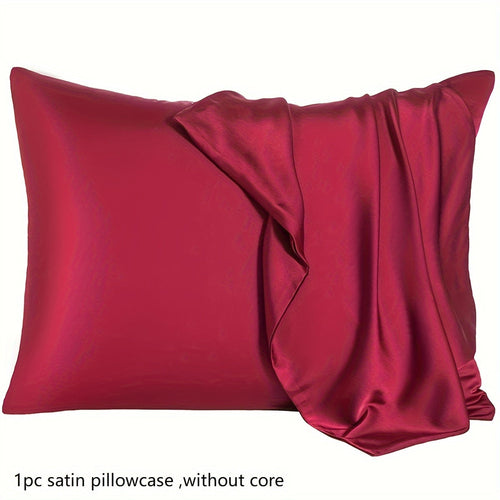 Luxurious Satin Pillowcase  Silky Soft Bedroom Decor