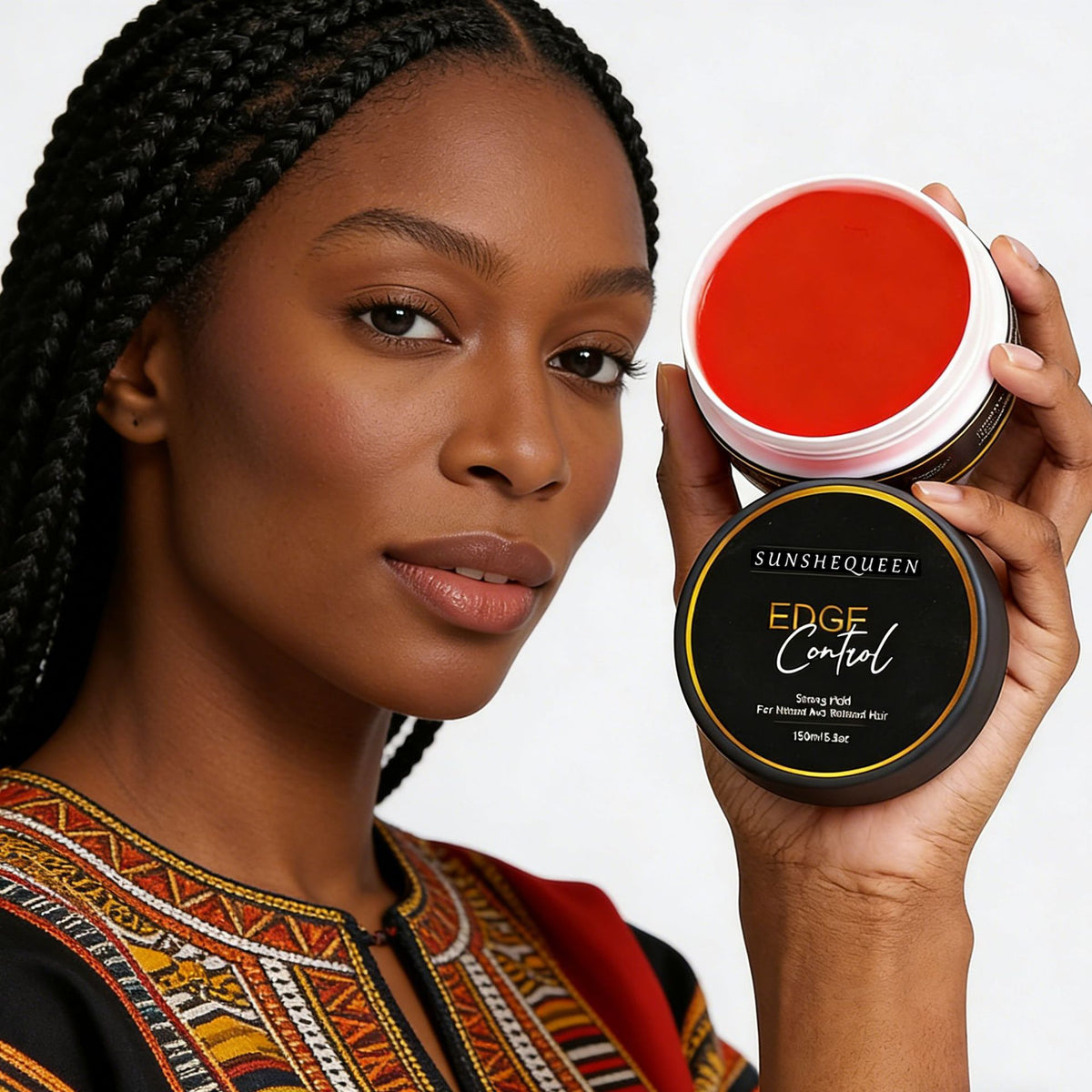 Sunshequeen Edge Control Hair Wax & Strong Hold Styling Gel (150ml / 50ml)