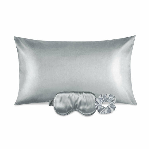 Luxurious Satin Facial and Hair Care Pillowcase, Eye Mask & Scrunchie