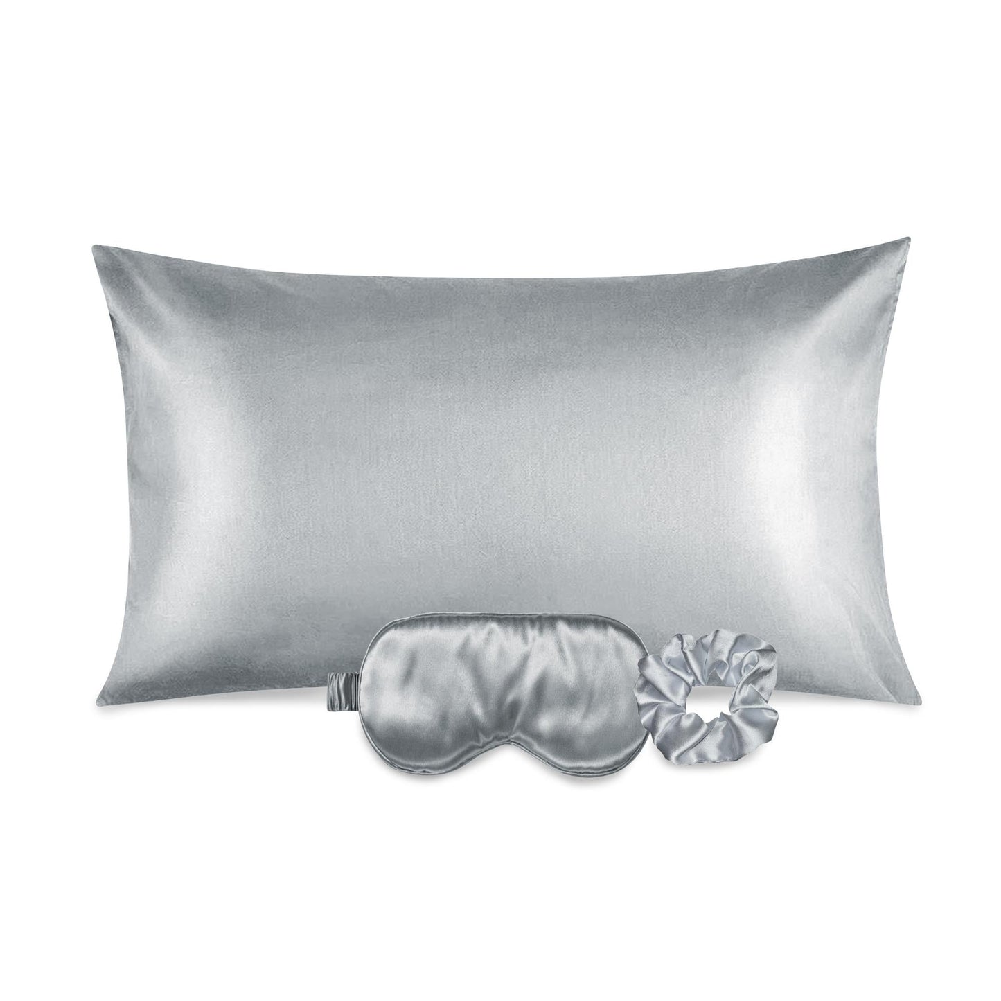 Luxurious Satin Facial and Hair Care Pillowcase, Eye Mask & Scrunchie