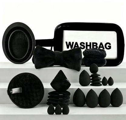 All-in-One Makeup Brush & Reusable Sponge Set