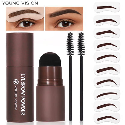 YOUNG VISION Eyebrow Stamp and Stencil Kit
