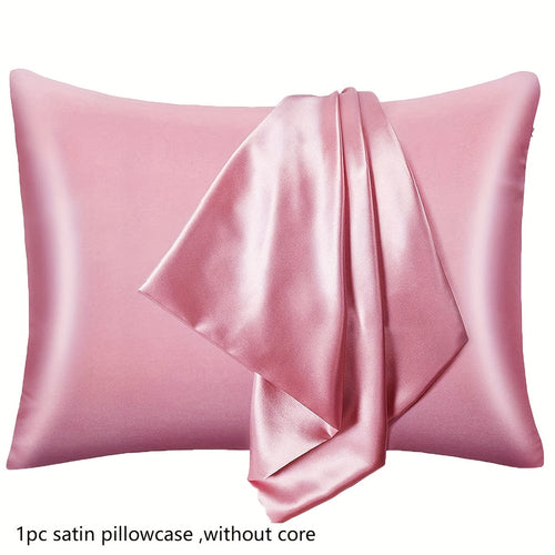 Luxurious Satin Pillowcase  Silky Soft Bedroom Decor