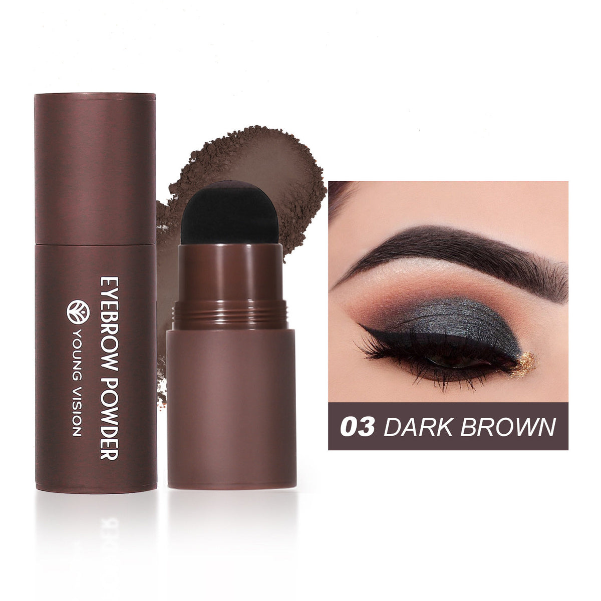 YOUNG VISION Eyebrow Stamp and Stencil Kit
