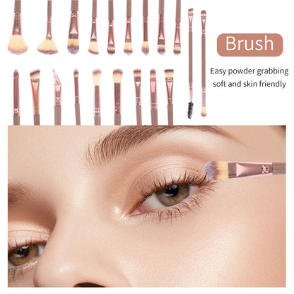 All-in-One Makeup Brush & Reusable Sponge Set