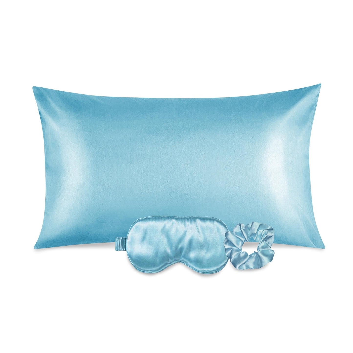 Luxurious Satin Facial and Hair Care Pillowcase, Eye Mask & Scrunchie