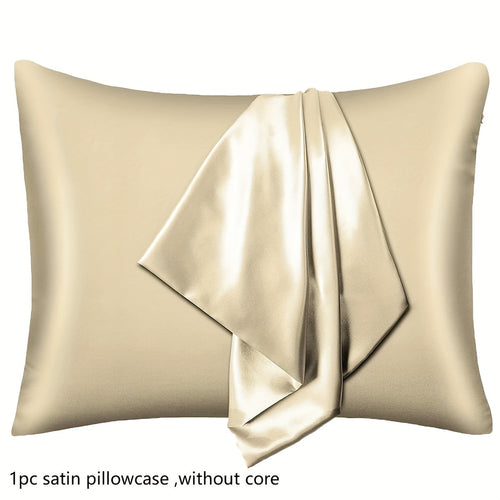 Luxurious Satin Pillowcase  Silky Soft Bedroom Decor