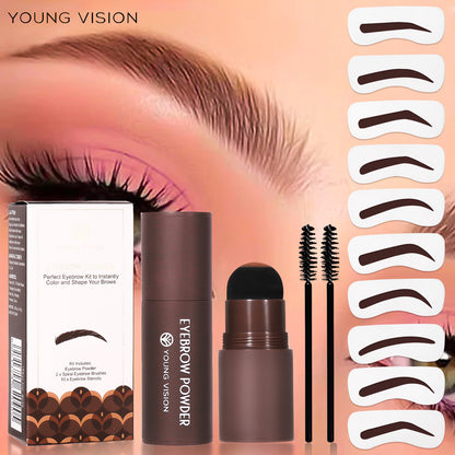 YOUNG VISION Eyebrow Stamp and Stencil Kit