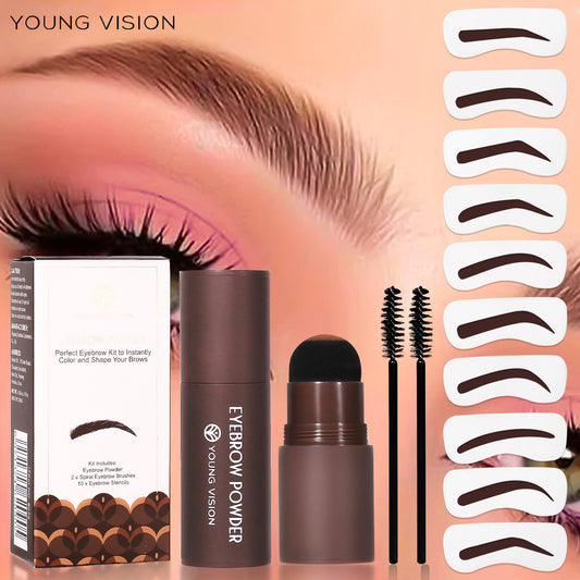 YOUNG VISION Eyebrow Stamp and Stencil Kit