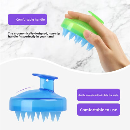 Silicone Shampoo Scalp Massager Comb
