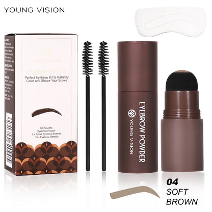 YOUNG VISION Eyebrow Stamp and Stencil Kit
