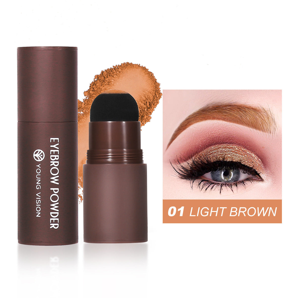 YOUNG VISION Eyebrow Stamp and Stencil Kit