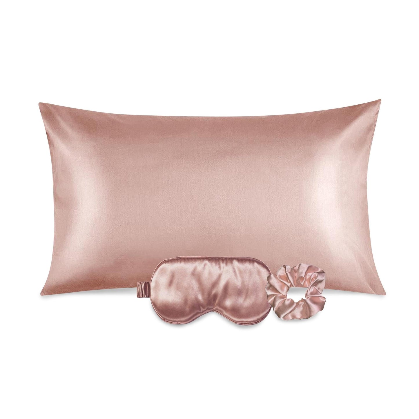 Luxurious Satin Facial and Hair Care Pillowcase, Eye Mask & Scrunchie