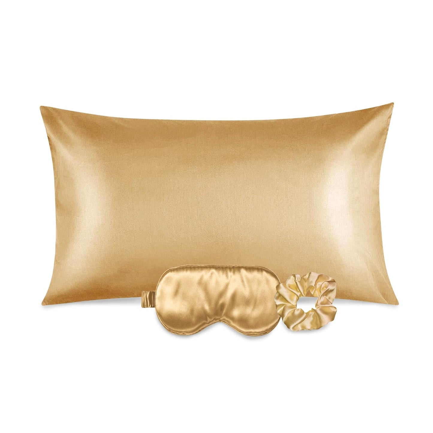 Luxurious Satin Facial and Hair Care Pillowcase, Eye Mask & Scrunchie