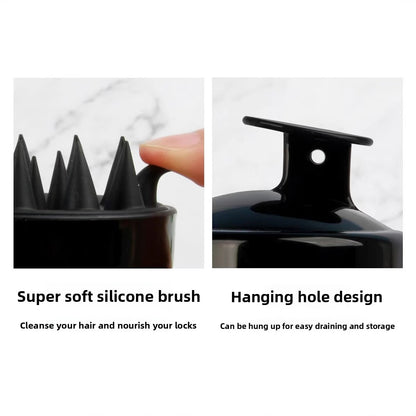 Silicone Shampoo Scalp Massager Comb