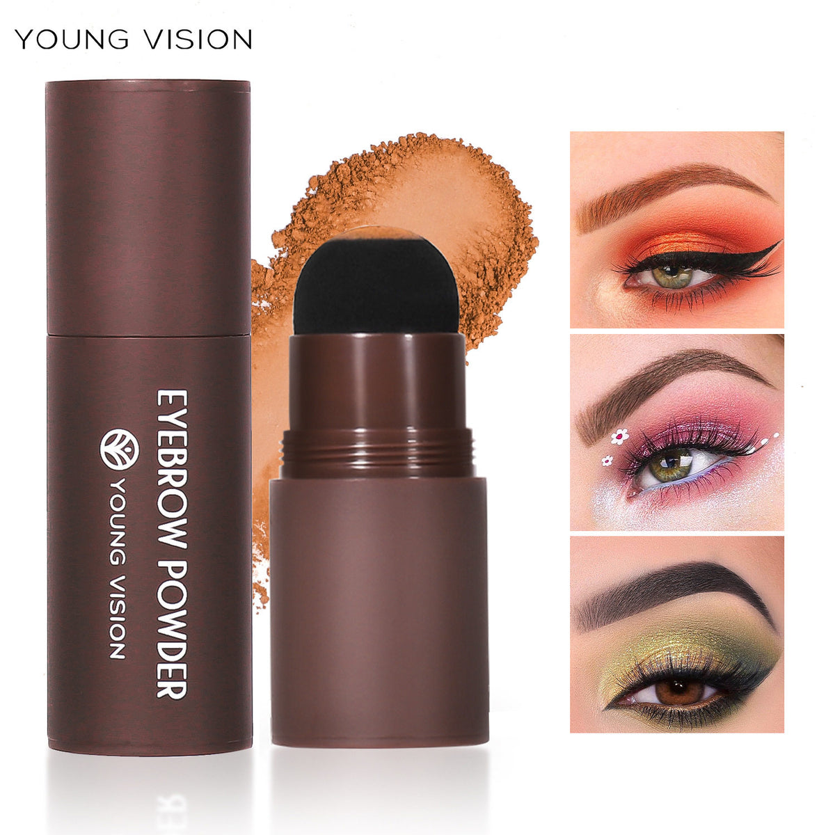 YOUNG VISION Eyebrow Stamp and Stencil Kit