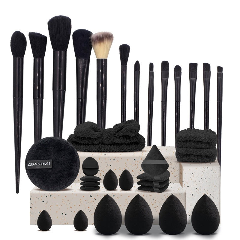 All-in-One Makeup Brush & Reusable Sponge Set