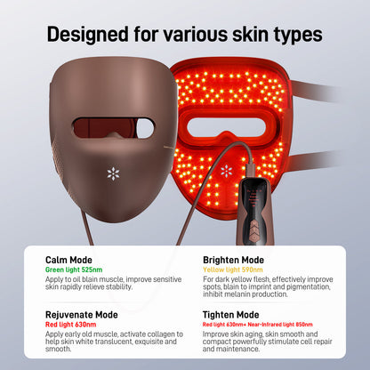 Red Light Therapy Face Mask