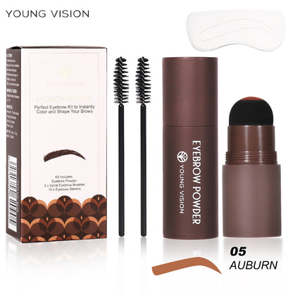 YOUNG VISION Eyebrow Stamp and Stencil Kit