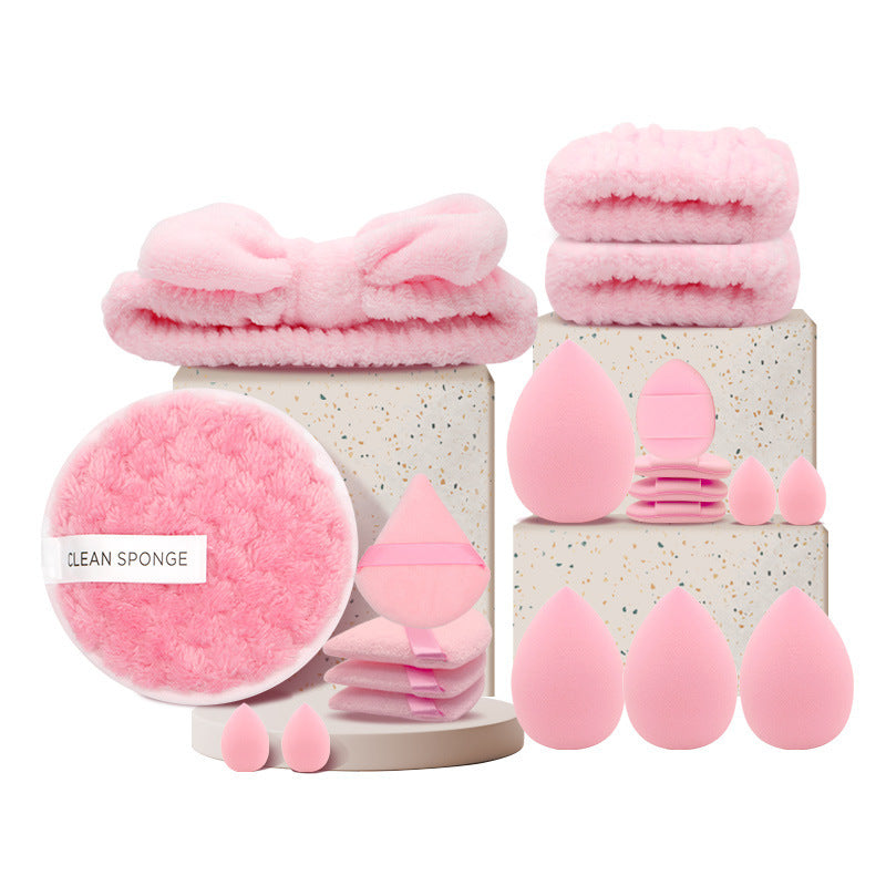 All-in-One Makeup Brush & Reusable Sponge Set